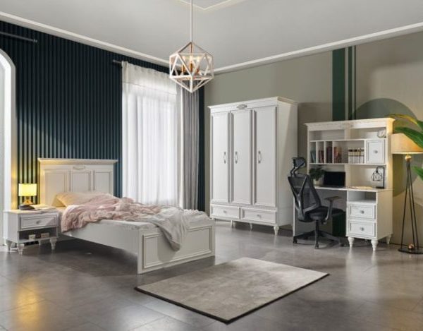 Александрия белая мебель в детскую