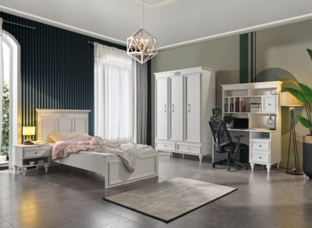 Александрия белая мебель в детскую
