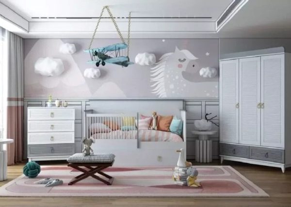 Лайт детская белая мебель