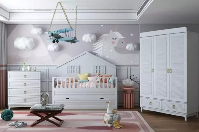 Домик-мебель в детскую комнату Домик-мебель в детскую комнату