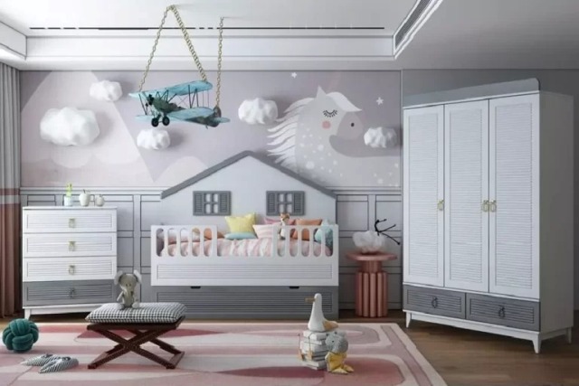 Домик-мебель в детскую комнату Домик-мебель в детскую комнату