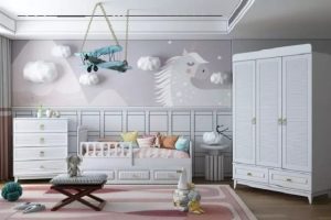 Белая мебель в детскую Элис