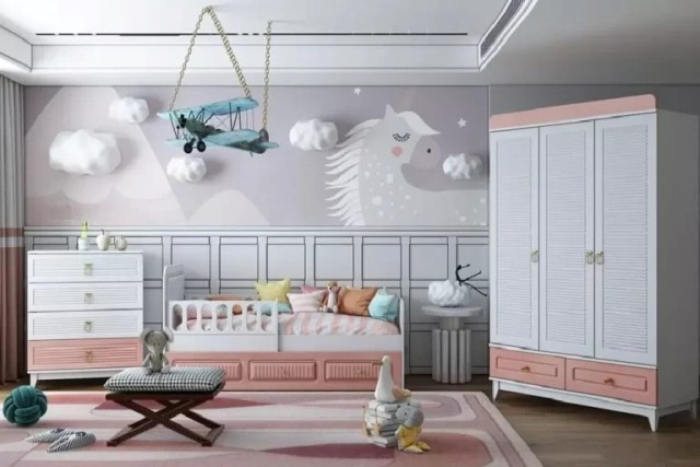 Белая мебель в детскую Элис Белая мебель в детскую Элис