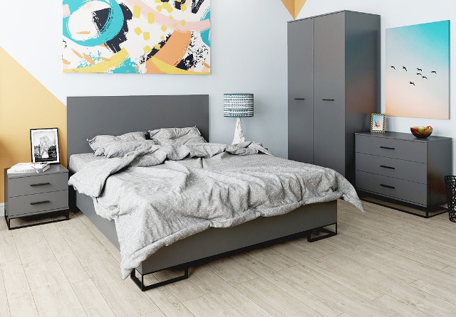 Графит-молодежная спальня