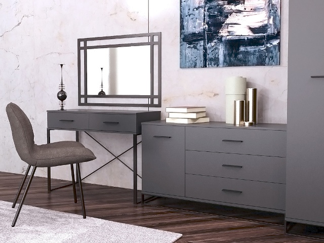 Графит-молодежная спальня