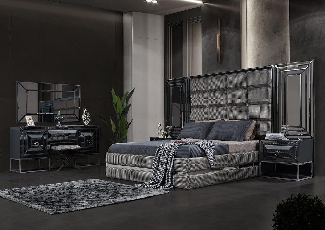 Серебряная спальня Гуччи, АРТ-Деко Серебряная спальня Гуччи, АРТ-Деко