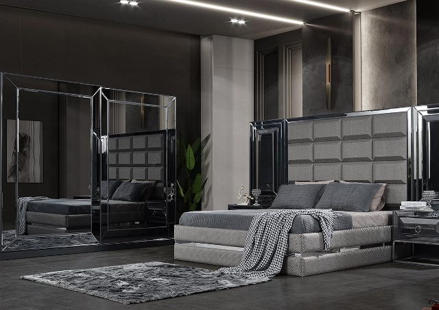 Серебряная спальня Гуччи, АРТ-Деко Серебряная спальня Гуччи, АРТ-Деко