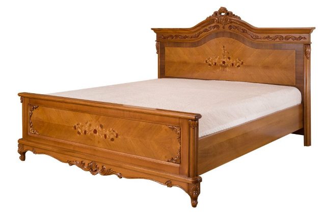 Принцесса ореховая спальня в стиле барокко Принцесса ореховая спальня в стиле барокко