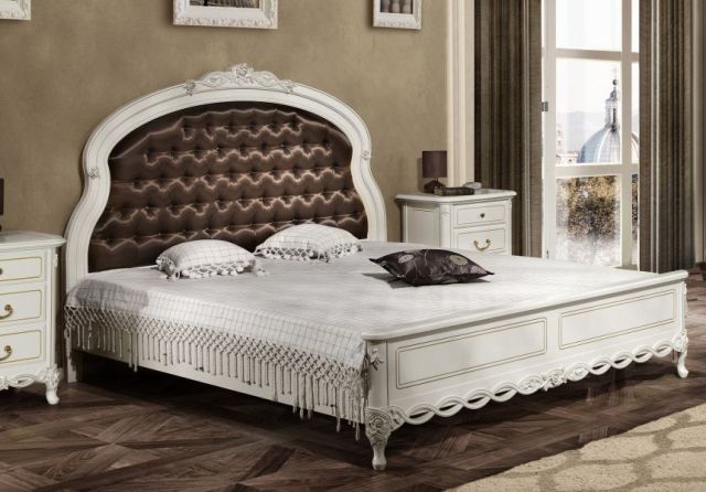 Белая румынская мебель для спальни Флора, Симекс Белая румынская мебель для спальни Флора, Симекс