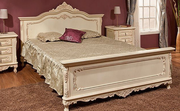 Белая румынская спальня Клеопатра Белая румынская спальня Клеопатра
