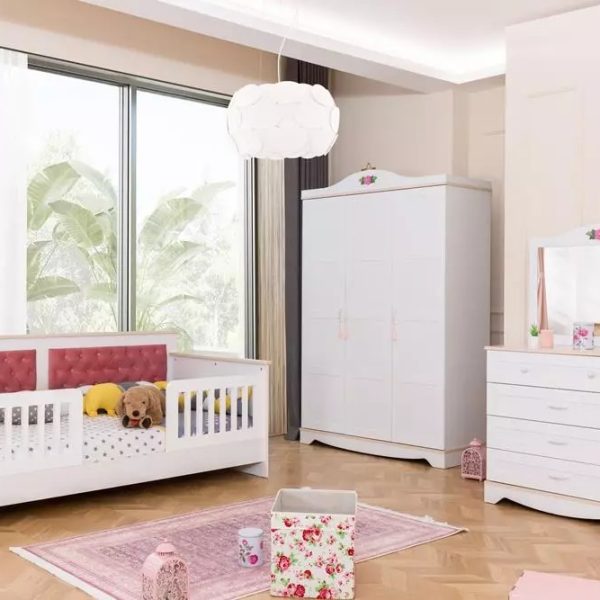 Лара белая мебель для детской спальни