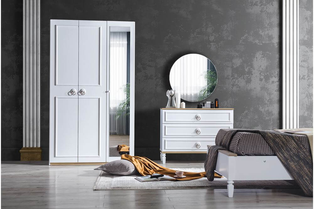 Белая спальня Мила