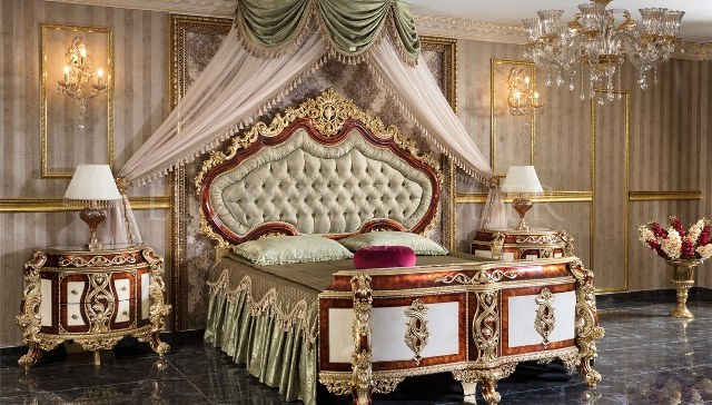 Классическая резная мебель для спальни Рива Классическая резная мебель для спальни Рива