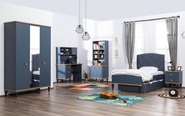 Мосс синяя детская спальня Мосс синяя детская спальня