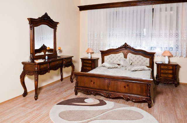 Престиж резная деревянная спальня Престиж резная деревянная спальня