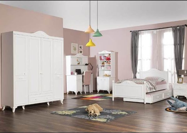 Белая спальня для девочки Сиена