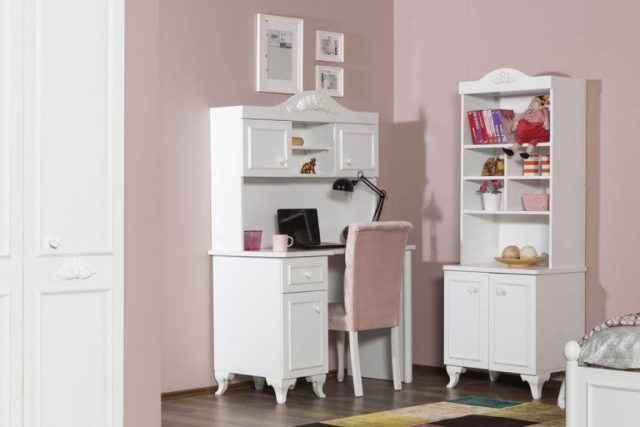 Белая спальня для девочки Сиена Белая спальня для девочки Сиена