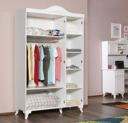 Белая спальня для девочки Сиена Белая спальня для девочки Сиена