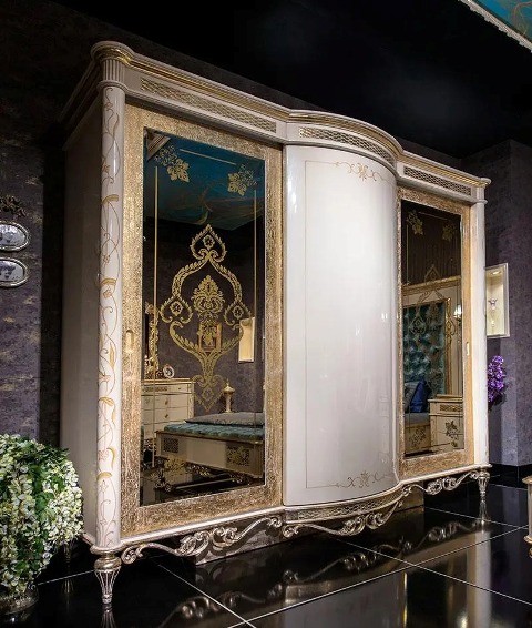 Глория белая королевская спальня