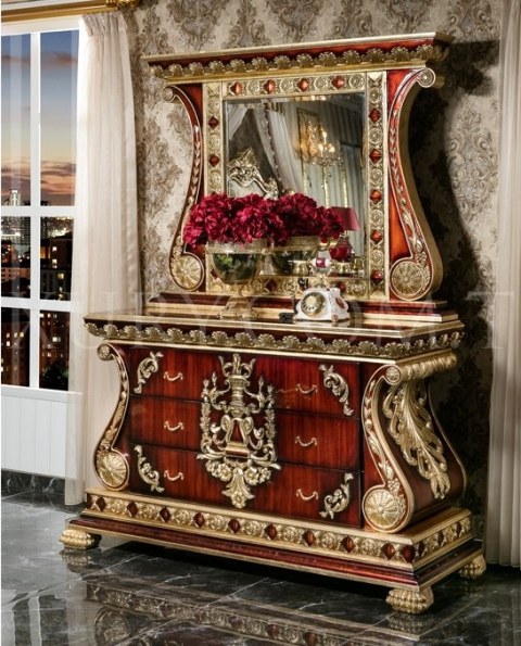 Классическая ореховая спальня Гондола Классическая ореховая спальня Гондола