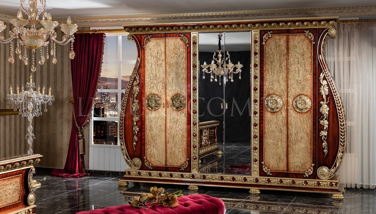 Классическая ореховая спальня Гондола Классическая ореховая спальня Гондола