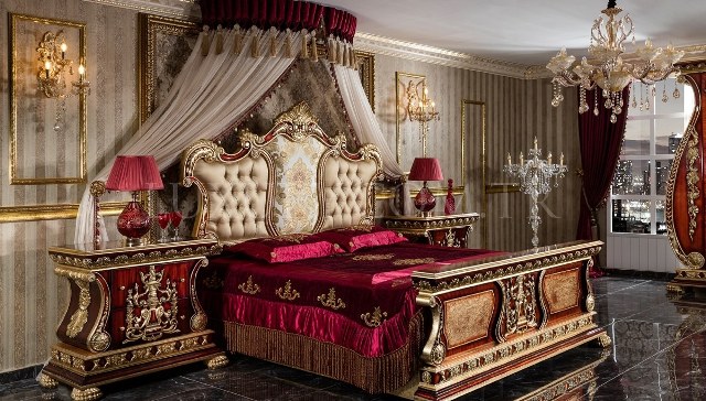 Классическая ореховая спальня Гондола Классическая ореховая спальня Гондола