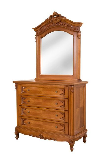 Принцесса ореховая спальня в стиле барокко Принцесса ореховая спальня в стиле барокко