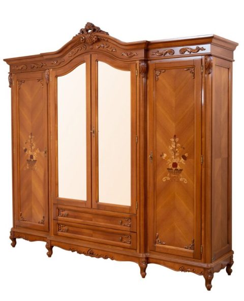 Принцесса ореховая спальня в стиле барокко Принцесса ореховая спальня в стиле барокко