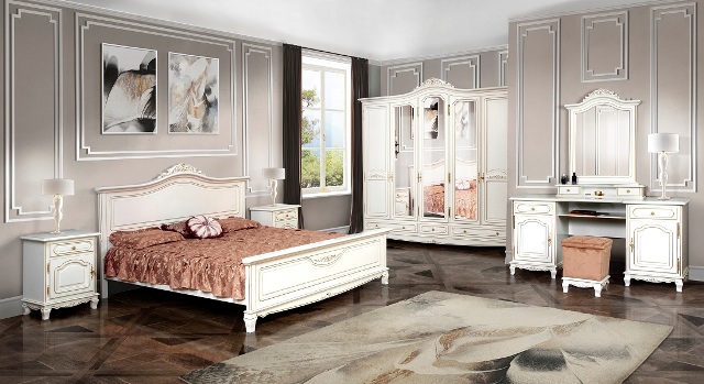 Элипс белая деревянная спальня, Румыния Элипс белая деревянная спальня, Румыния