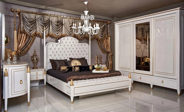 Элис -белая спальня в стиле классика