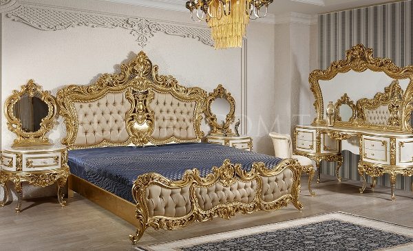 Белая спальня барокко Велиахт