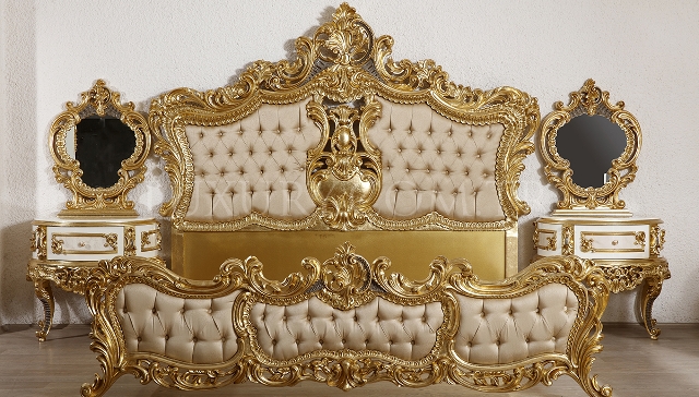 Белая спальня барокко Велиахт