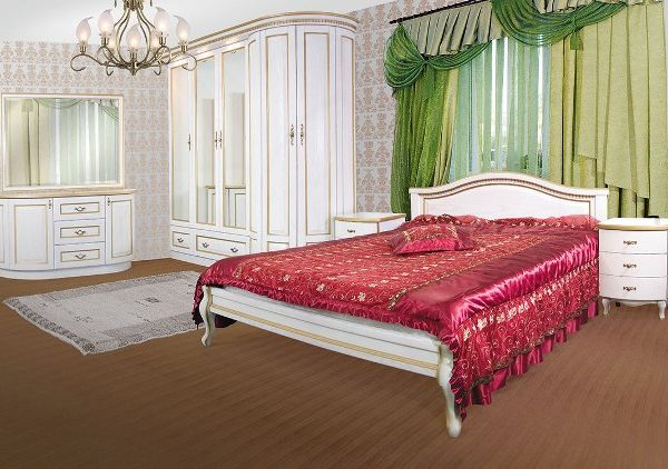 Классическая деревянная спальня Венера