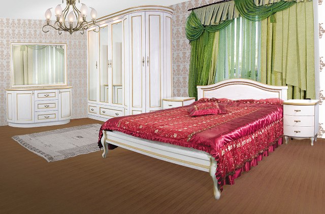 Классическая деревянная спальня Венера Классическая деревянная спальня Венера