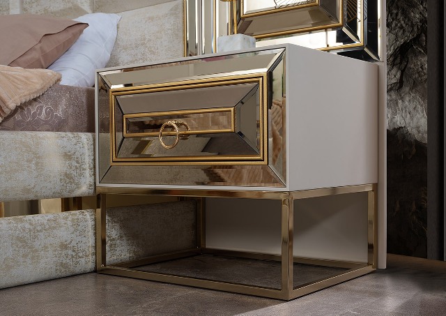 Бежевая спальня в стиле АРТ-Деко Версаче, INCI