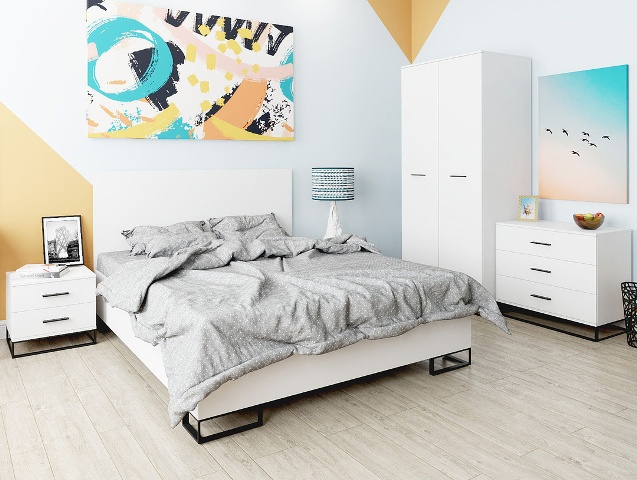 Белая спальня Белый Бриллиант Белая спальня Белый Бриллиант