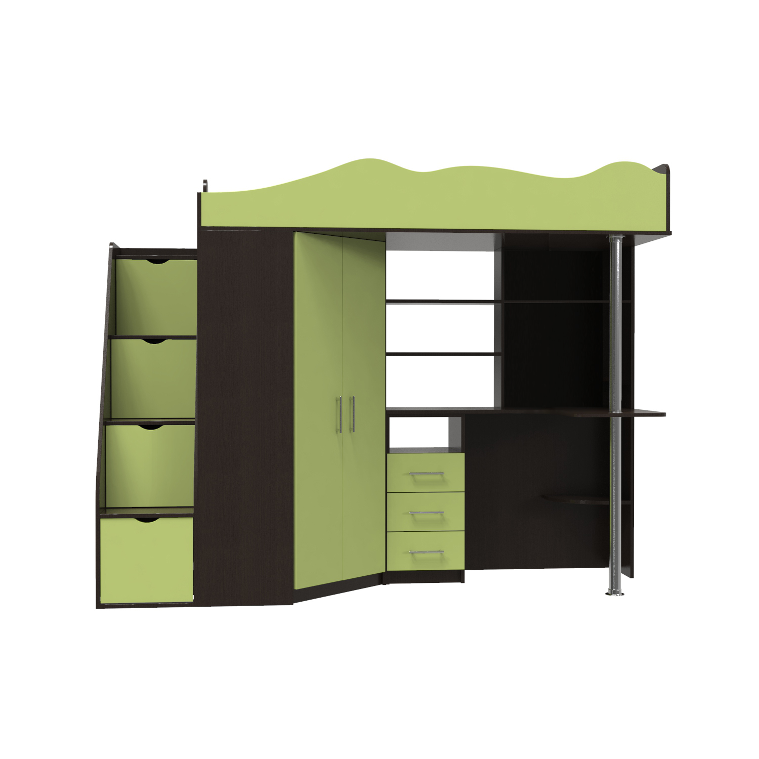 Кровать-чердак Бинки Binky ДС37А Кровать-чердак Бинки Binky ДС37А