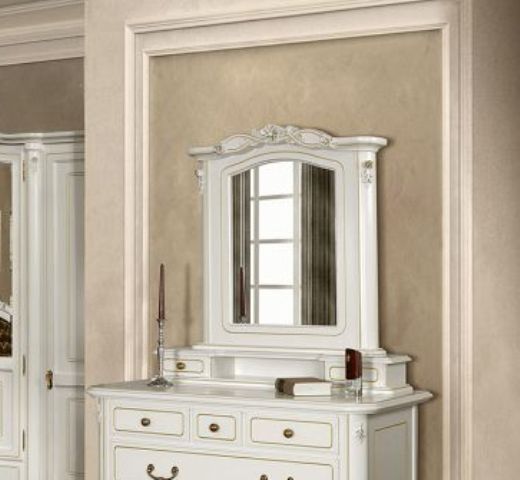 Белая румынская мебель для спальни Флора, Симекс