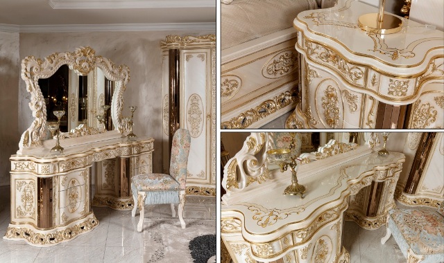 Бентли (BENTLEY) белая спальня барокко Бентли (BENTLEY) белая спальня барокко