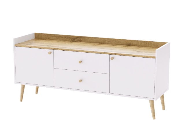 Белый комод в скандинавском стиле Asgard Белый комод в скандинавском стиле Asgard