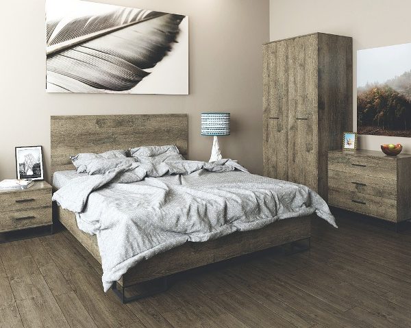 Дуб Фрегат -спальня в стиле модерн