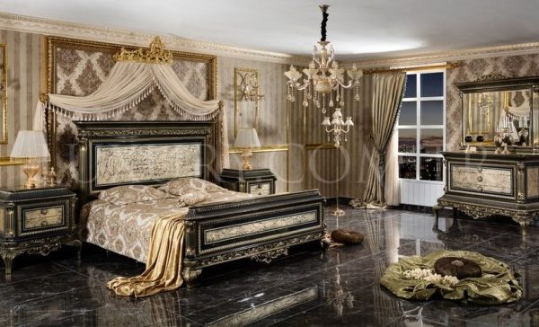 Турецкая черная спальня Люкс