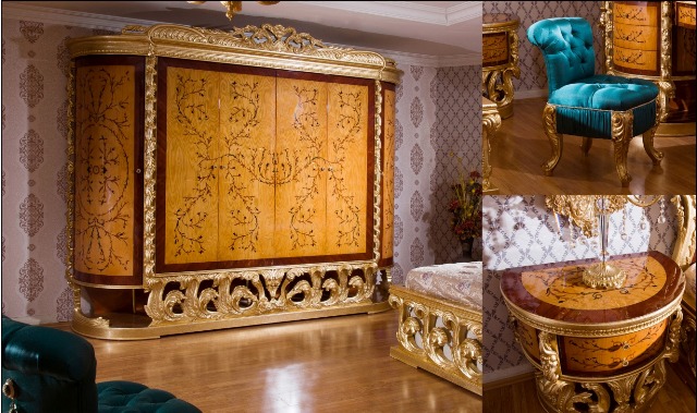 Салтанат ( SALTANAT)-золотая мебель для спальни