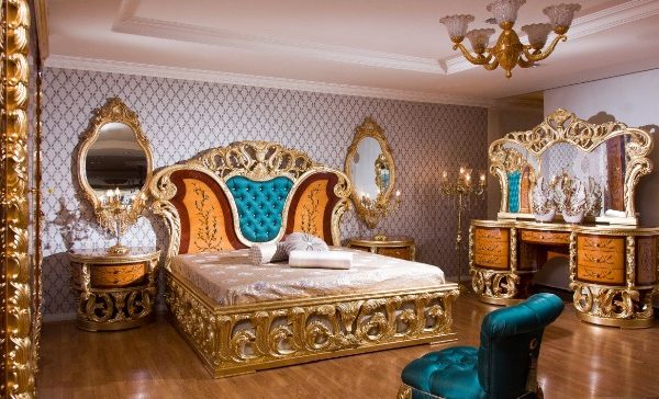 Салтанат ( SALTANAT)-золотая мебель для спальни