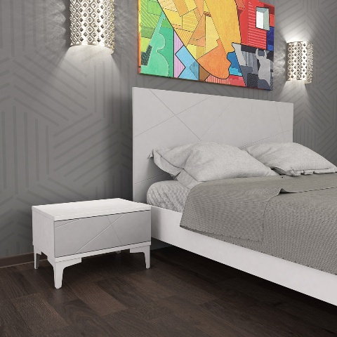 Серая современная спальня Пикассо Серая современная спальня Пикассо