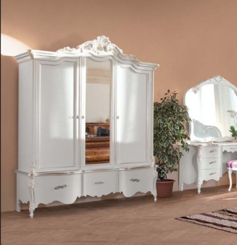 Белая классическая спальня Нью Йорк