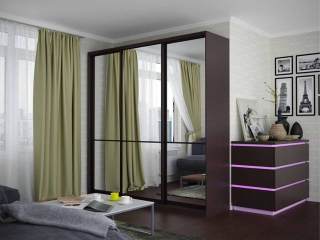 Шкаф-купе на 3 двери Шкаф-купе на 3 двери