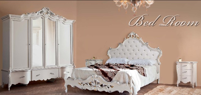 Белая классическая спальня Нью Йорк