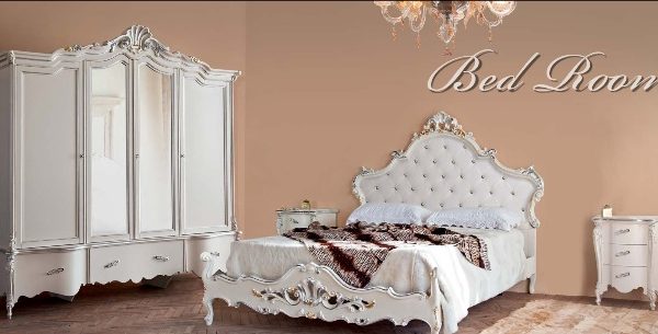 Белая классическая спальня Нью Йорк