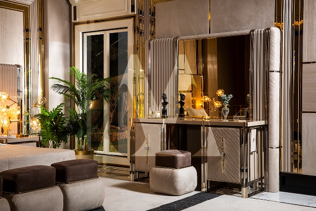 Вегас - бежевая спальня АРТ-Деко Вегас - бежевая спальня АРТ-Деко